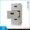 Mingxiu Office Furniture 3 Drawer Vertical File Cabinet / Drawer Cabinet